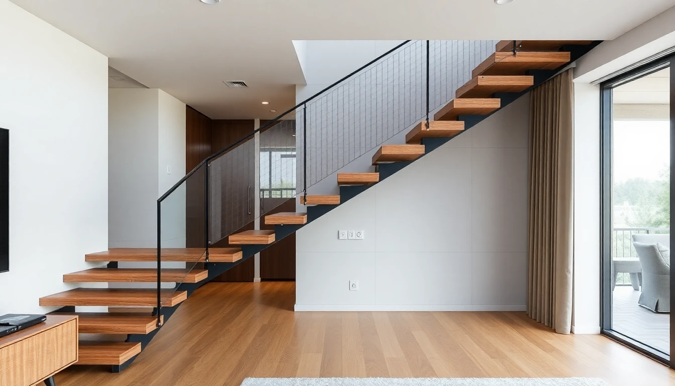 Cantilever Floating Stairs – Residential