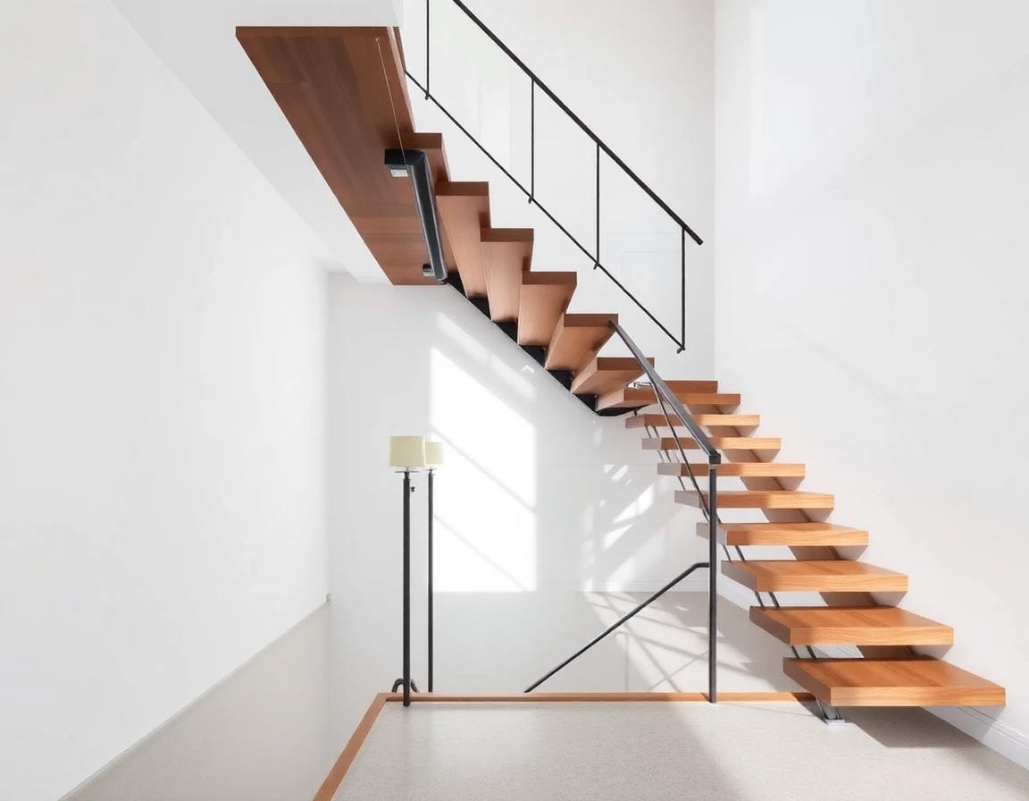 Cantilever Floating Stairs – Variant