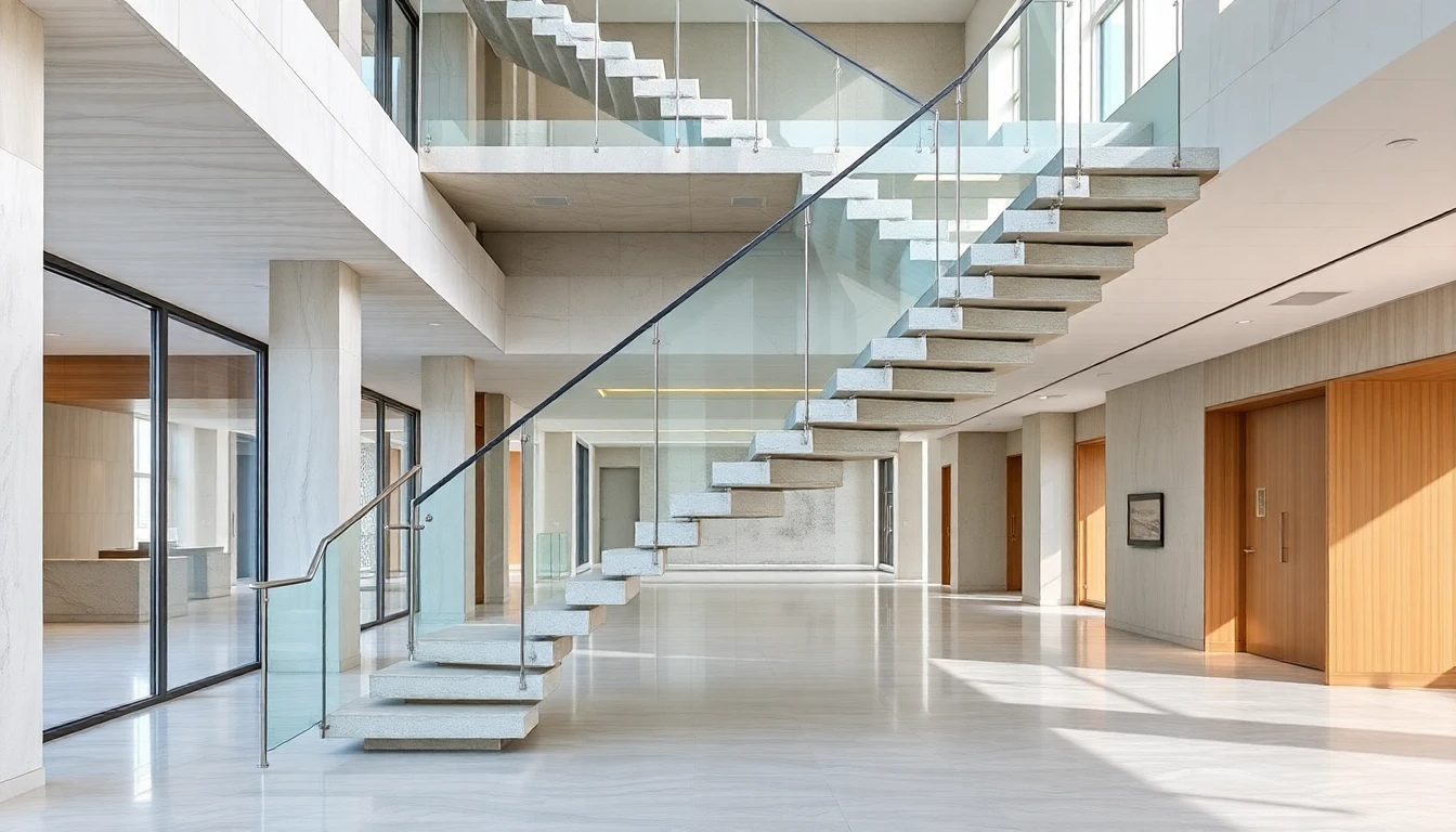 Concrete Floating Stairs Cost – Commercial