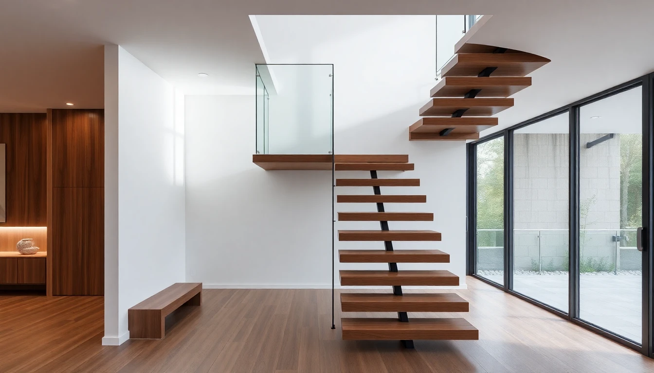 Contemporary Floating Stairs – Residential
