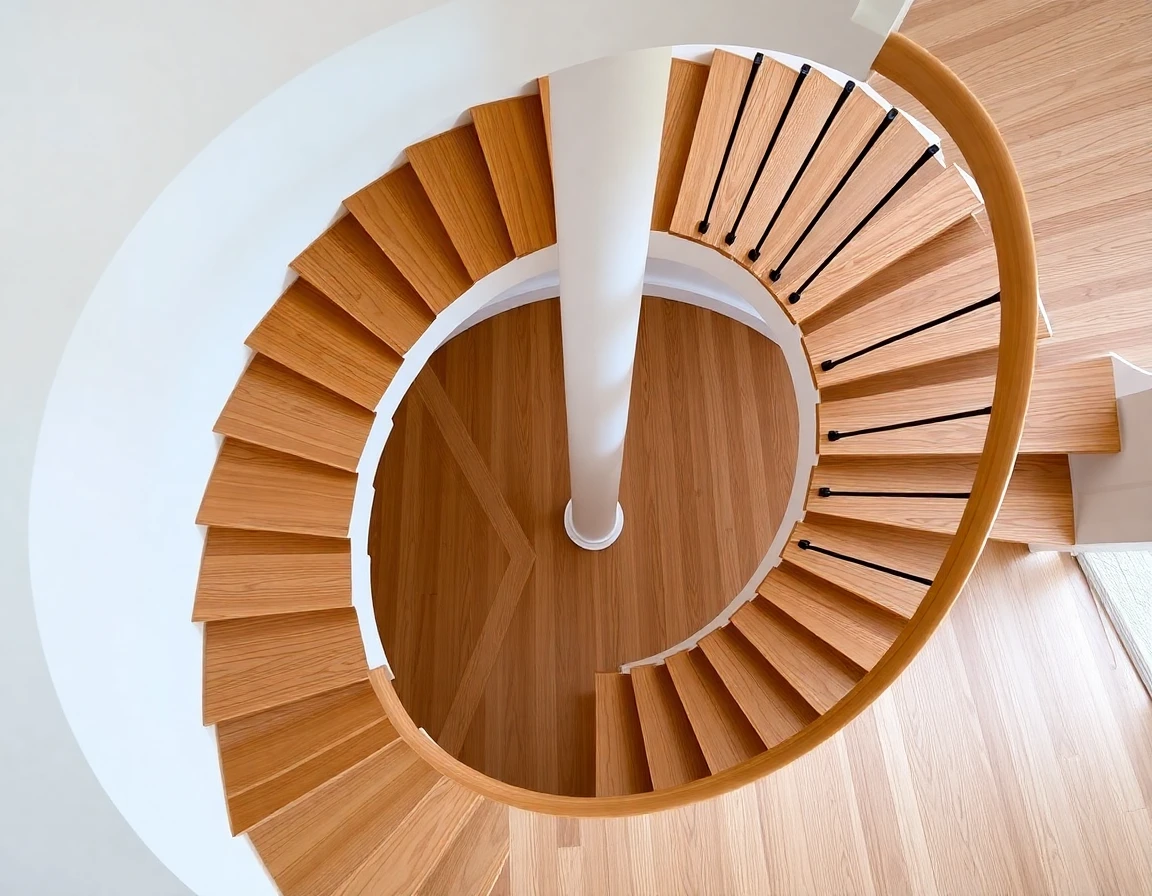 Cost OF Custom Wood Spiral Staircase – Variant