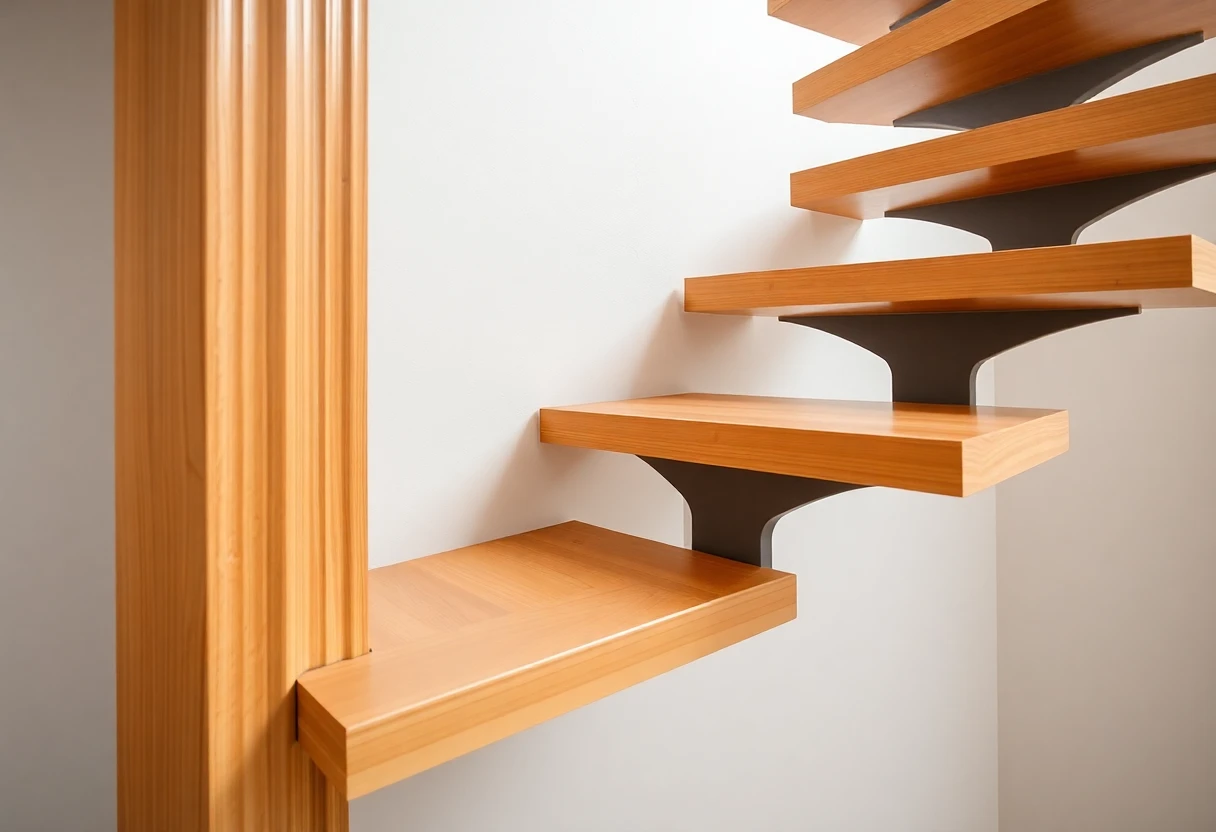Curved Floating Stairs – Detail