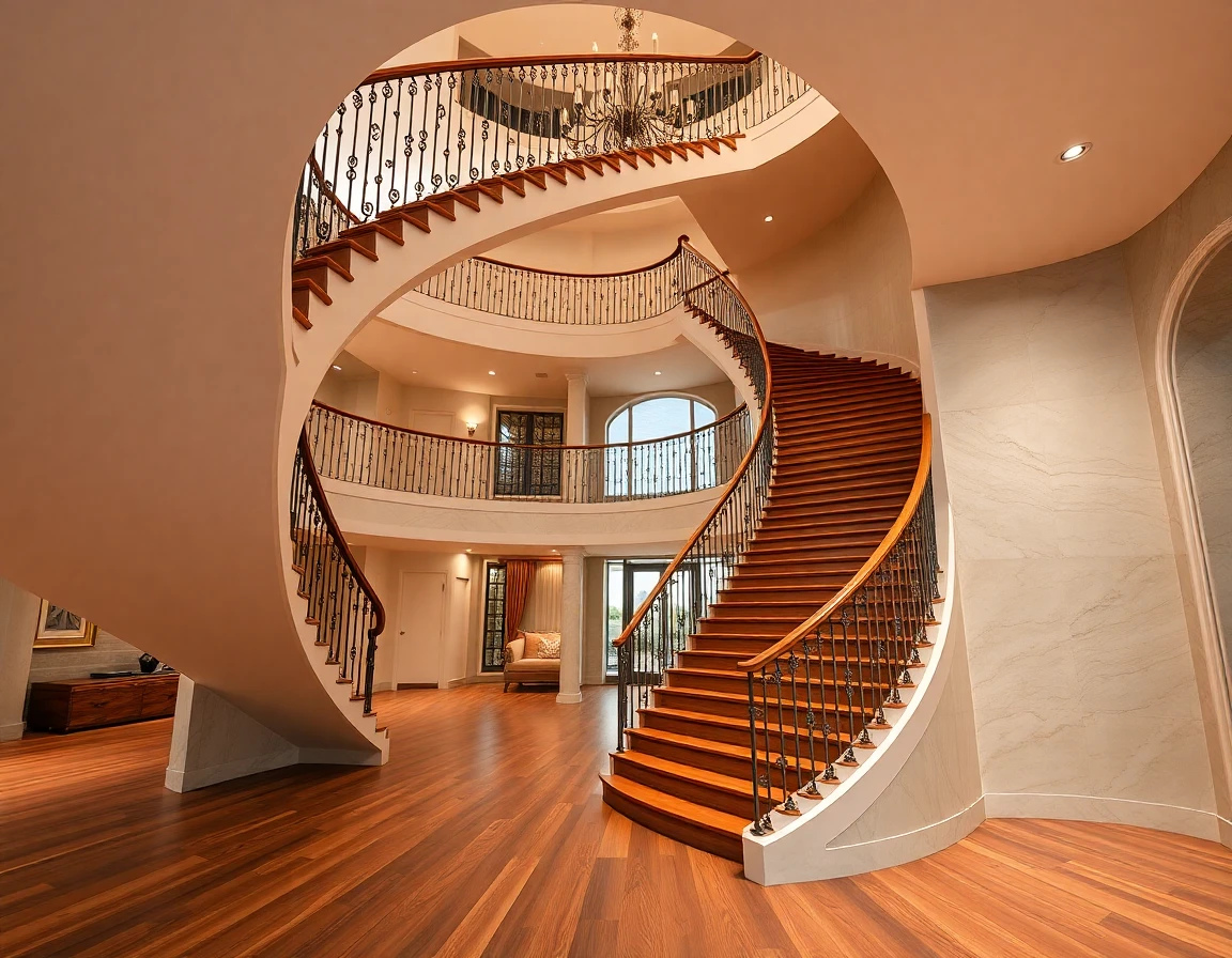 Curved & Helical Staircase – Variant