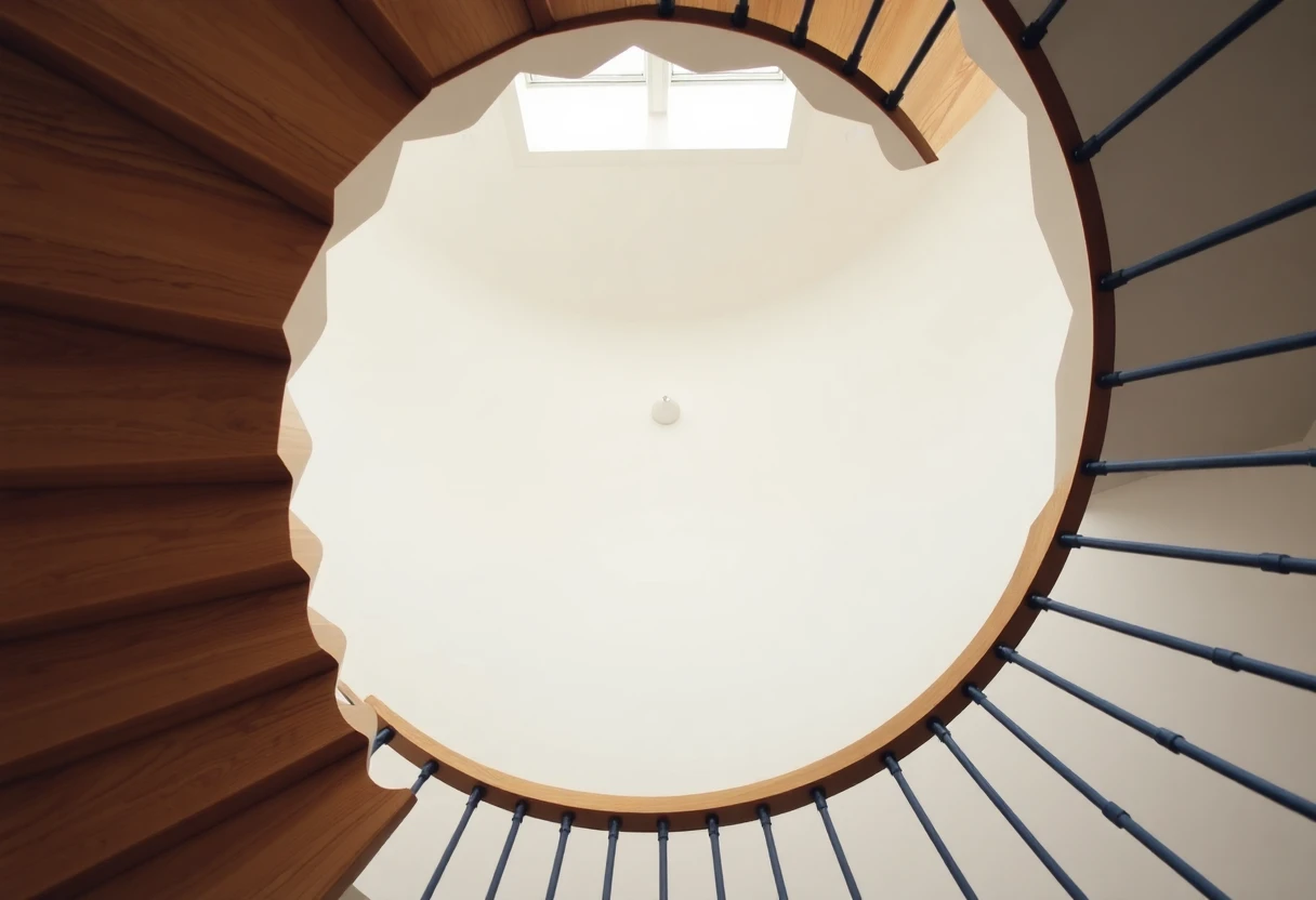 Custom Built Spiral Staircase – Detail