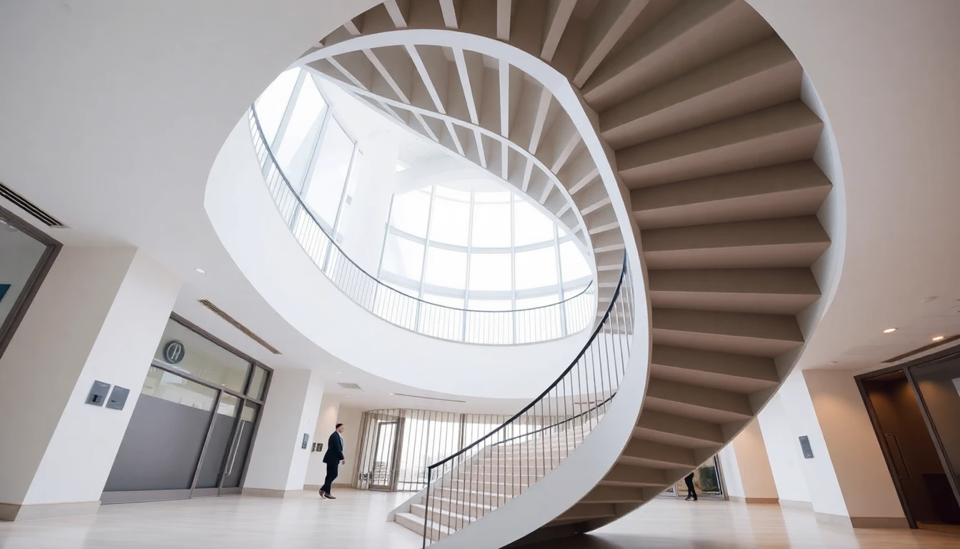 Custom Built Spiral Staircase – Commercial