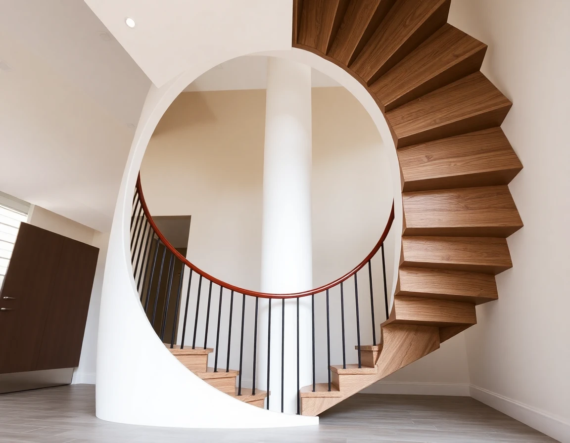 Custom Built Spiral Staircase – Variant