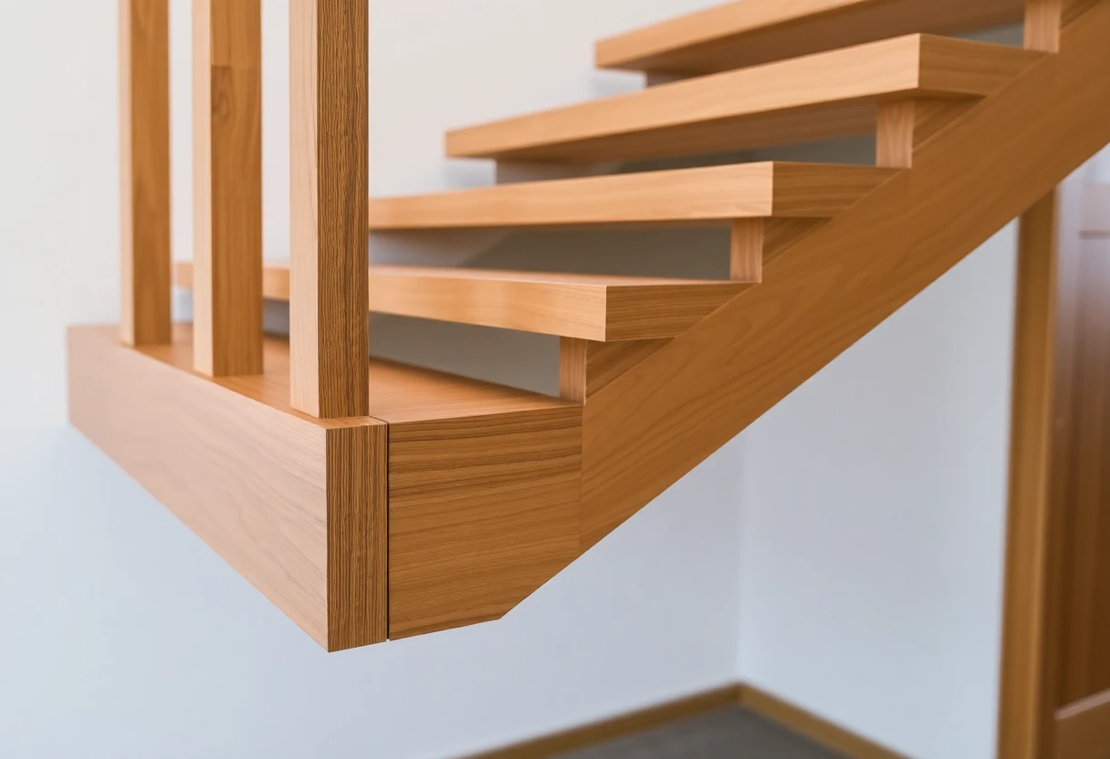 Custom Floating Stairs – Detail