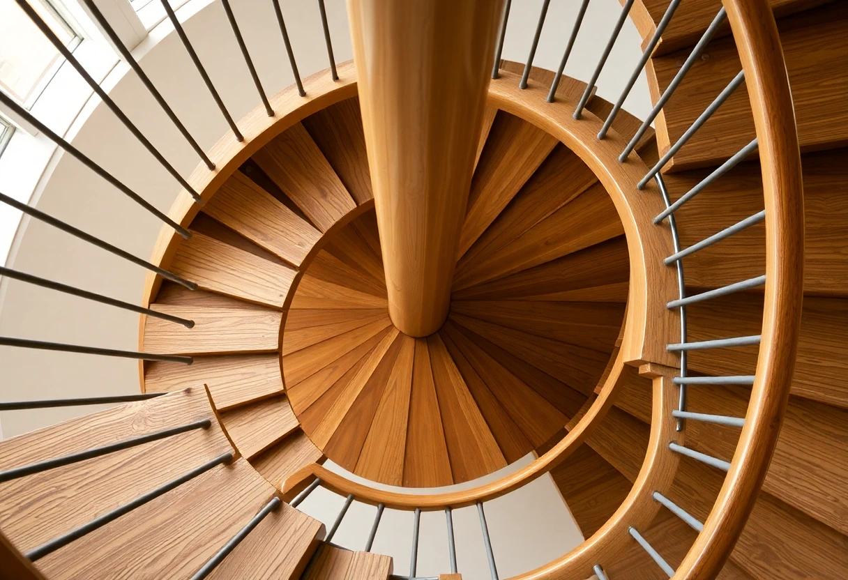 Custom Made Spiral Staircase – Detail