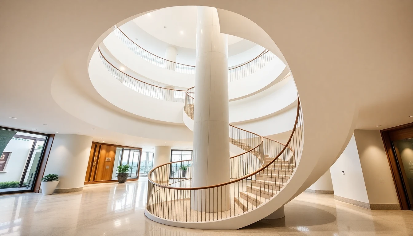 Custom Made Spiral Staircases – Commercial