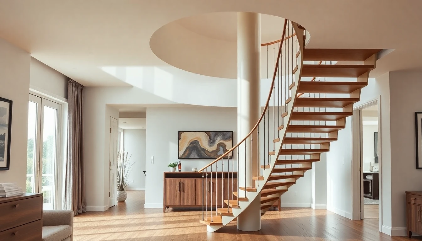Custom Made Spiral Staircases – Residential