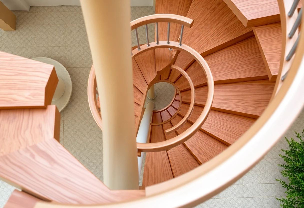 Custom Outdoor Spiral Staircase – Detail