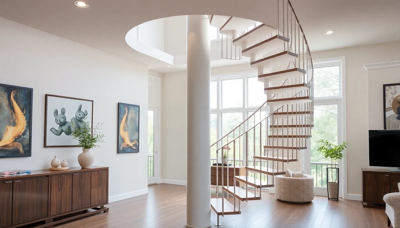 Custom Spiral Staircase 33306 – Residential