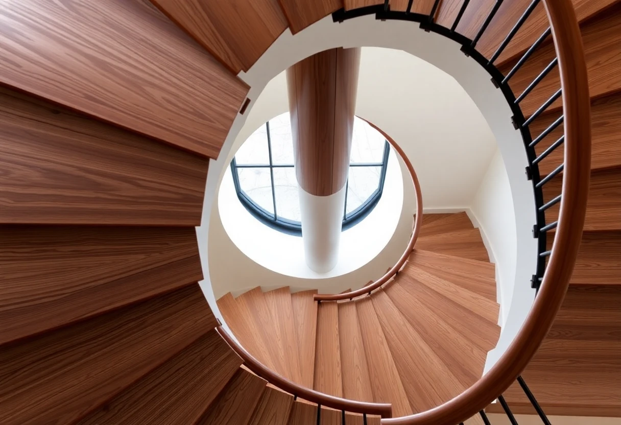Custom Spiral Staircase Canada – Detail