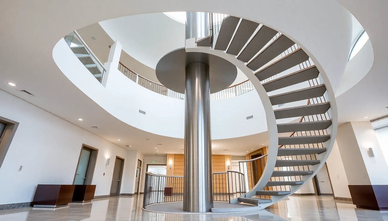 Custom Spiral Staircase Canada – Commercial