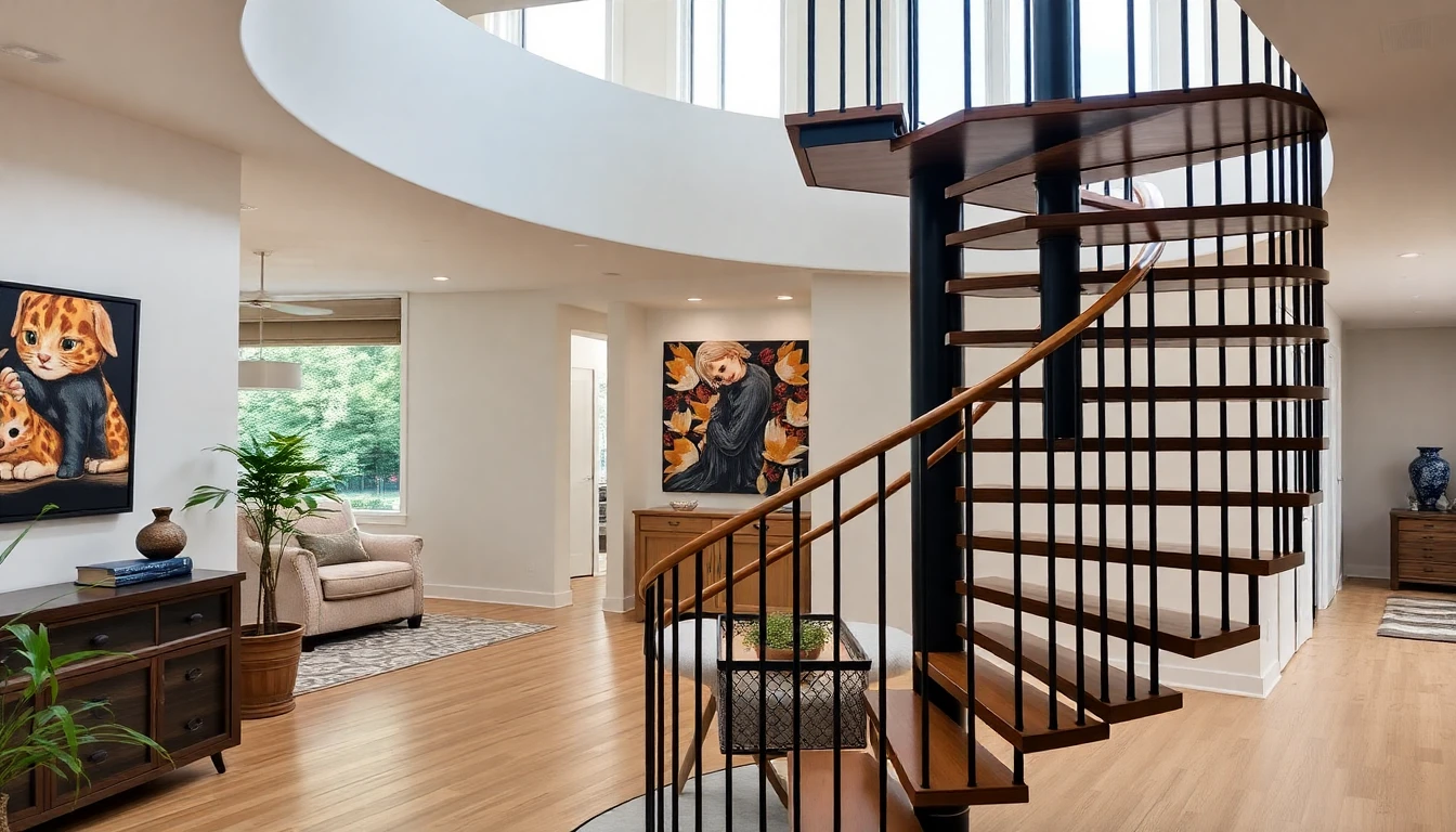 Custom Spiral Staircase Canada – Residential
