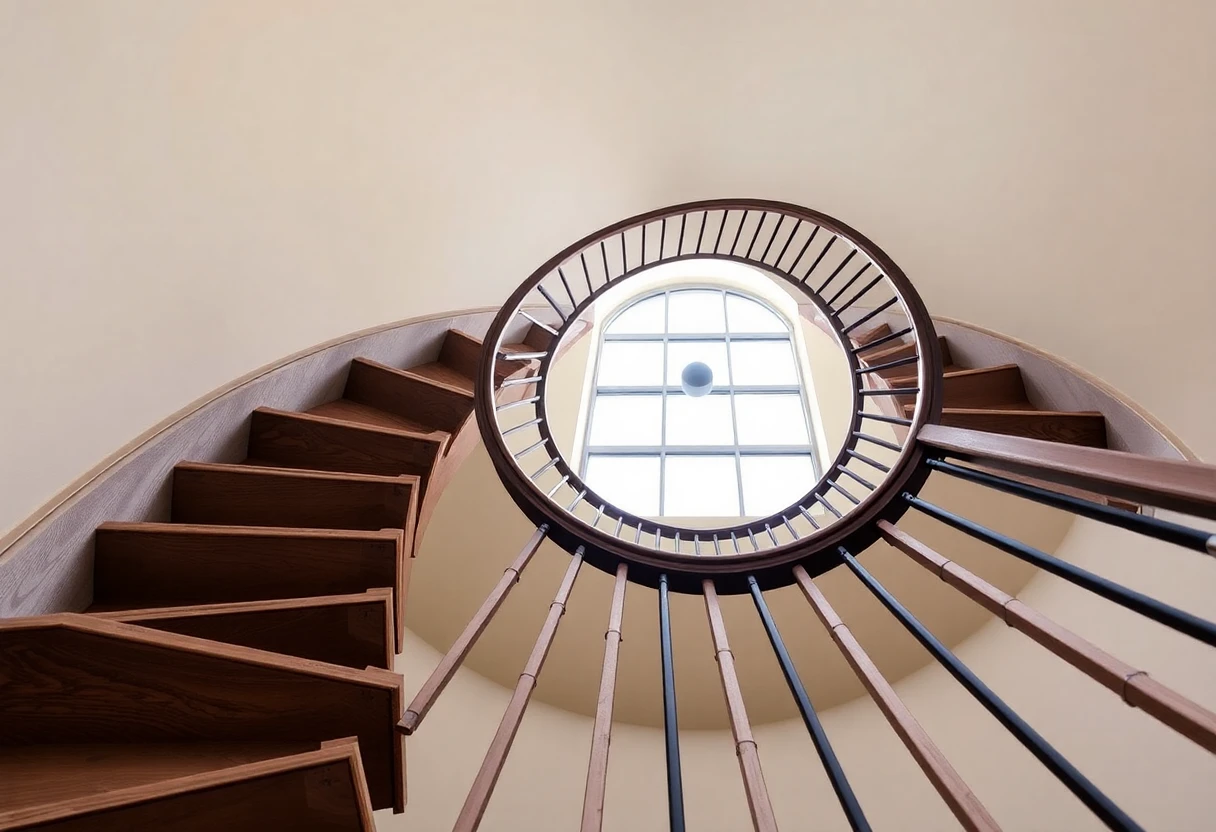 Custom Spiral Staircase Designs – Detail