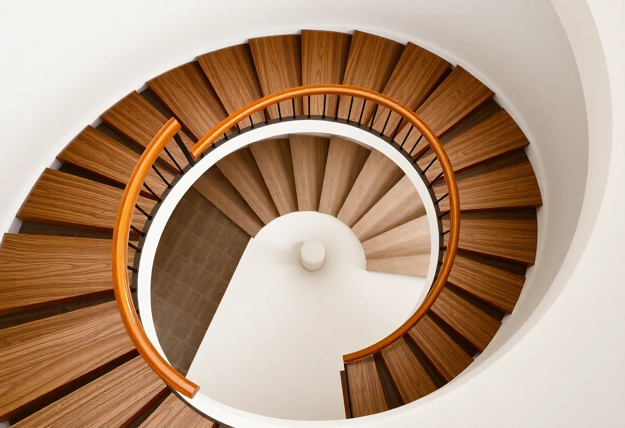 Custom Spiral Staircase – Detail
