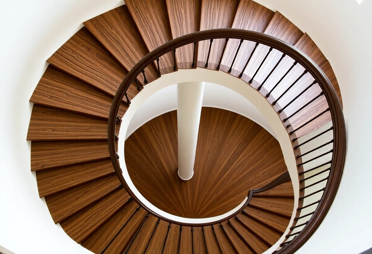Custom Spiral Staircase Fort Lauderdale – Detail