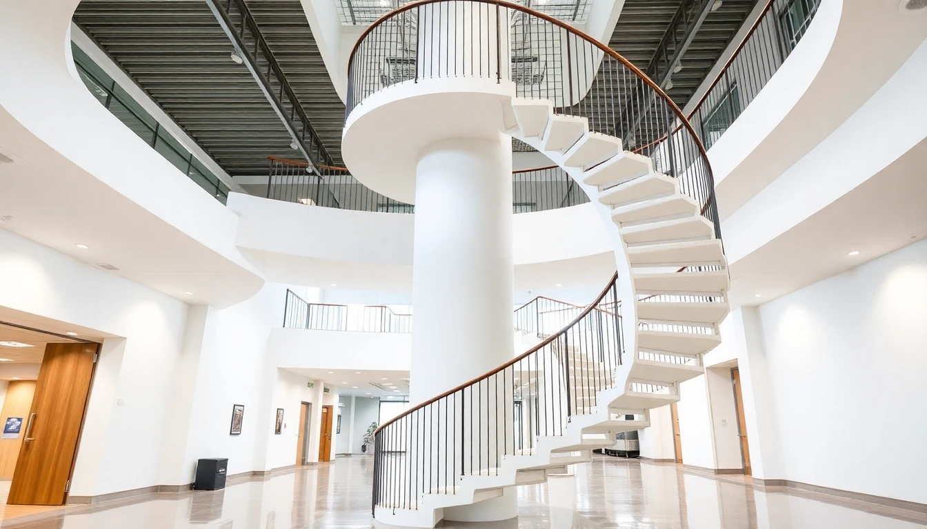 Custom Spiral Staircase Kits – Commercial
