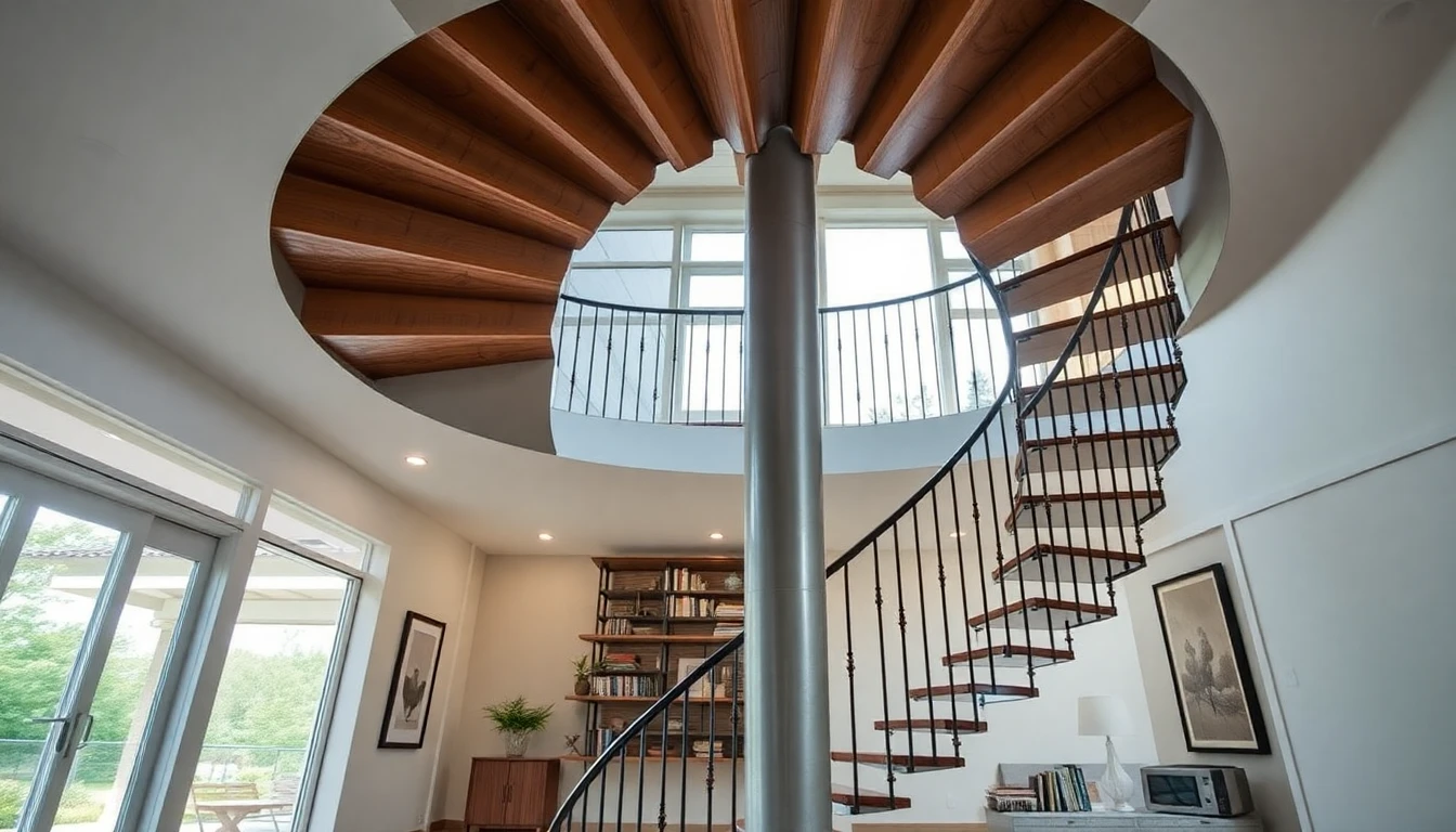 Custom Spiral Staircase – Residential