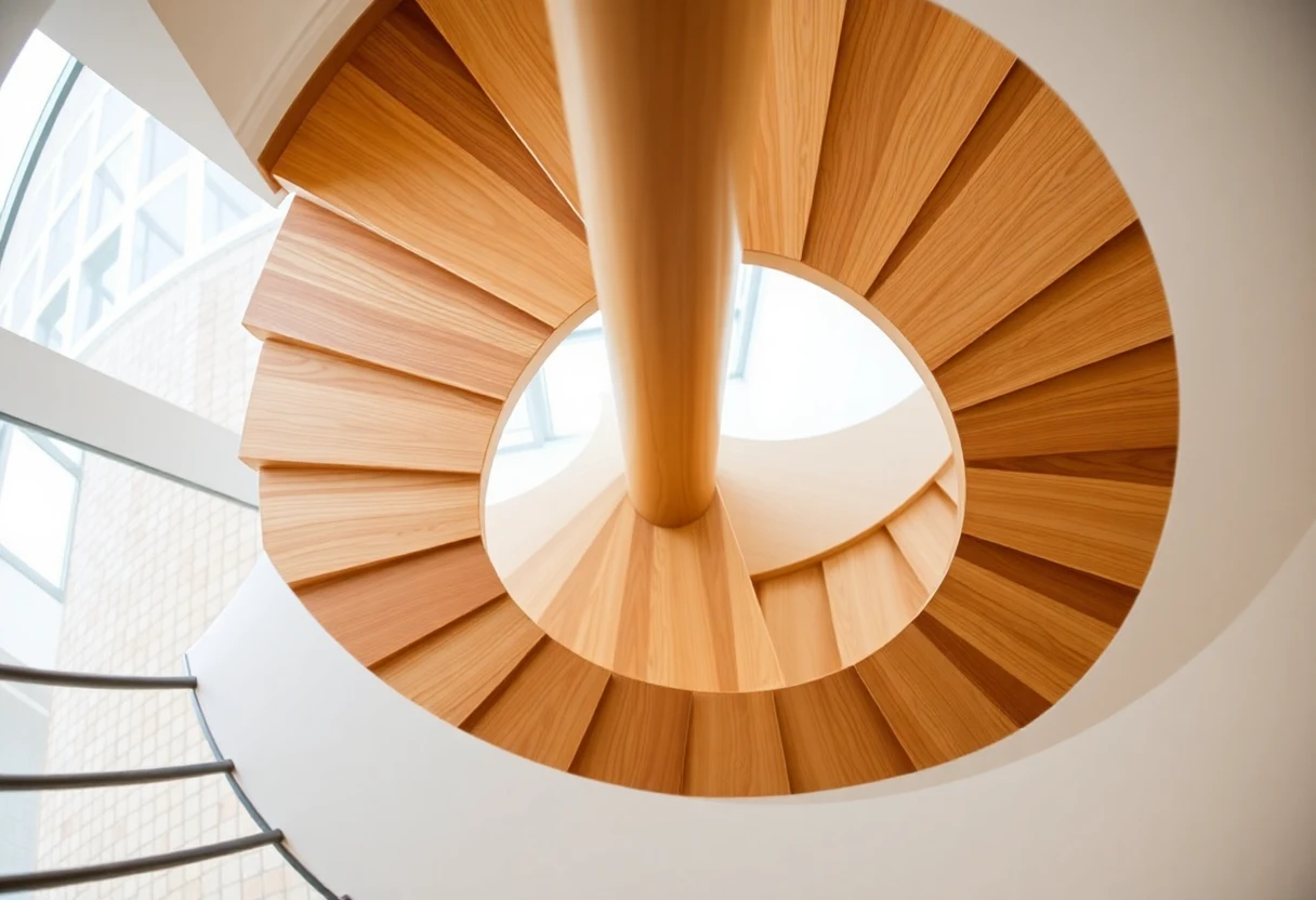 Custom Spiral Staircase Treads – Detail