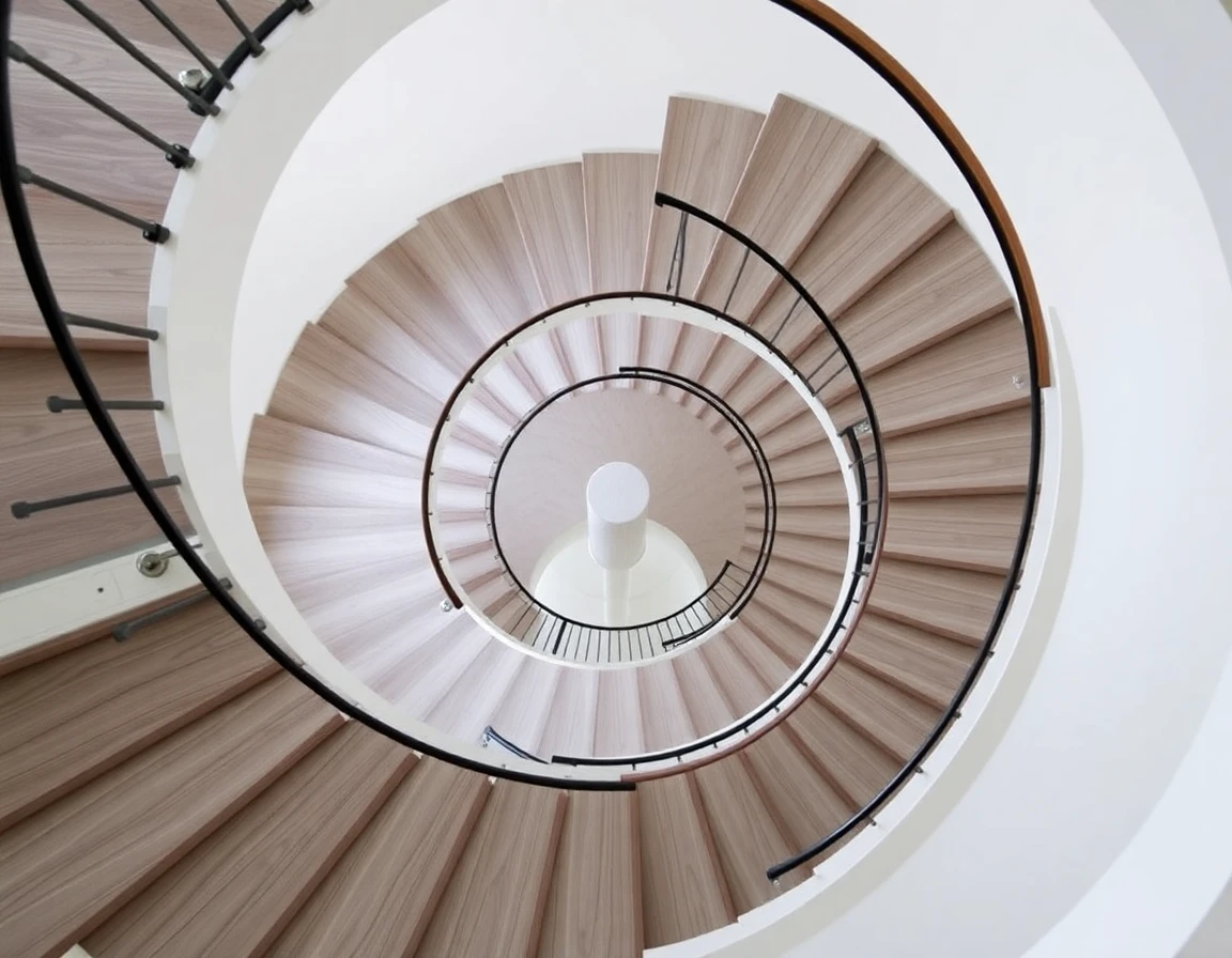 Custom Spiral Staircase Treads – Variant