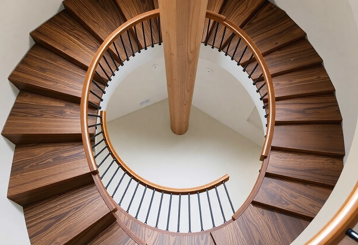 Custom Spiral Staircases BY Zane Smith – Detail