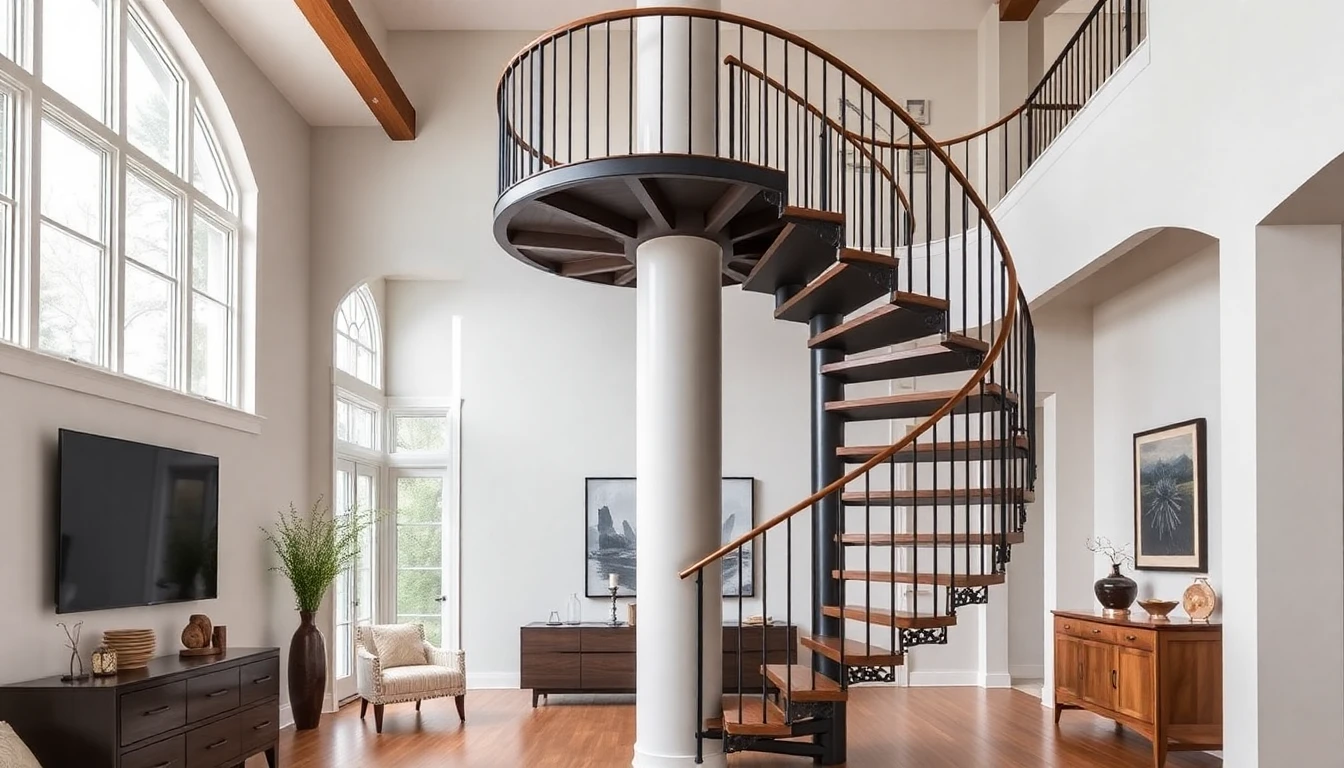 Custom Spiral Staircases BY Zane Smith – Residential