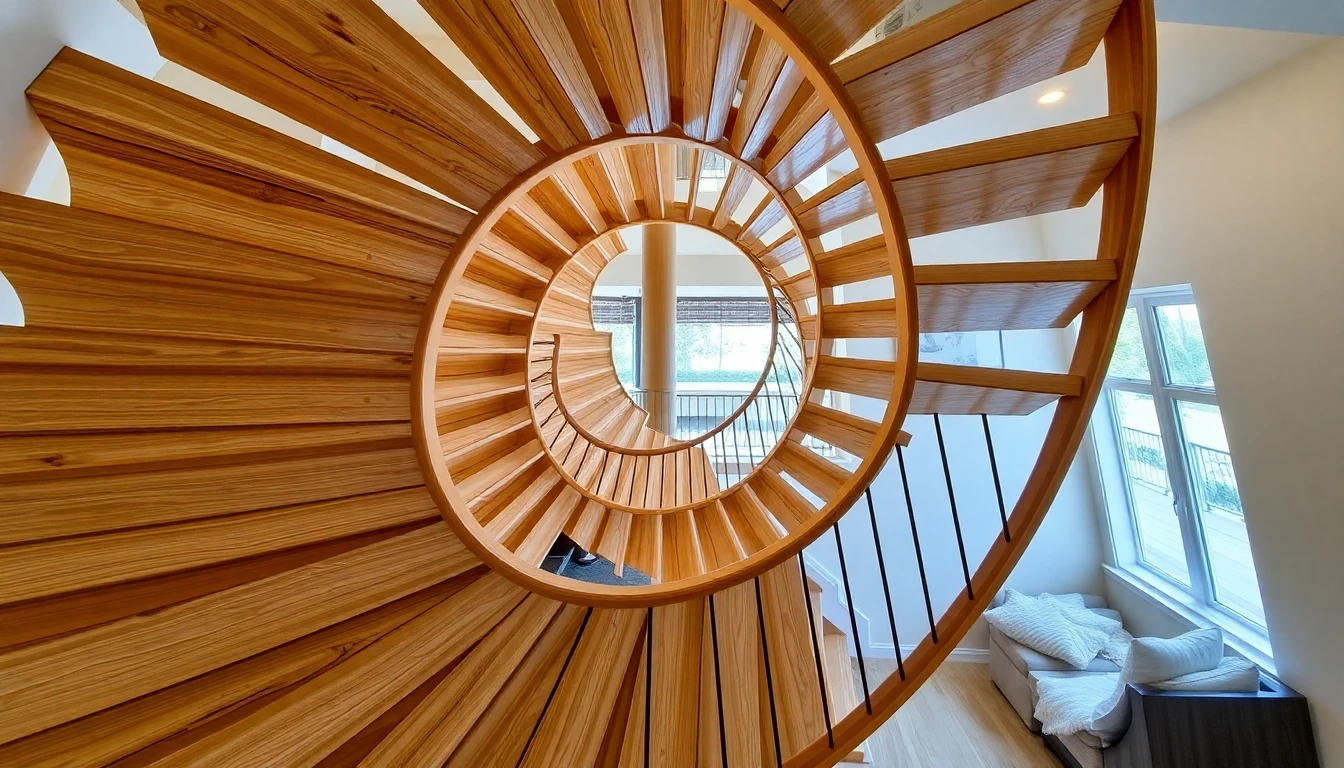 Custom Wooden Spiral Staircase Cost – Residential