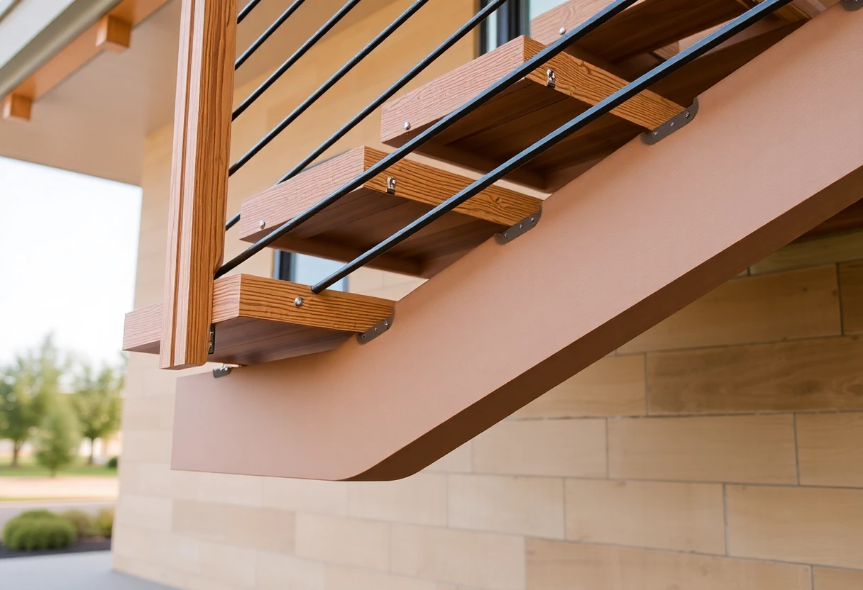Exterior Floating Stairs – Detail
