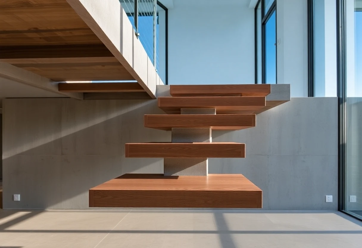 Floating Stairs Concrete – Detail