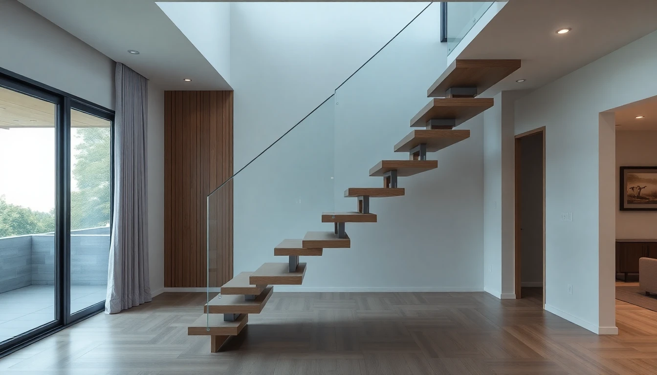 Floating Stairs Design – Residential