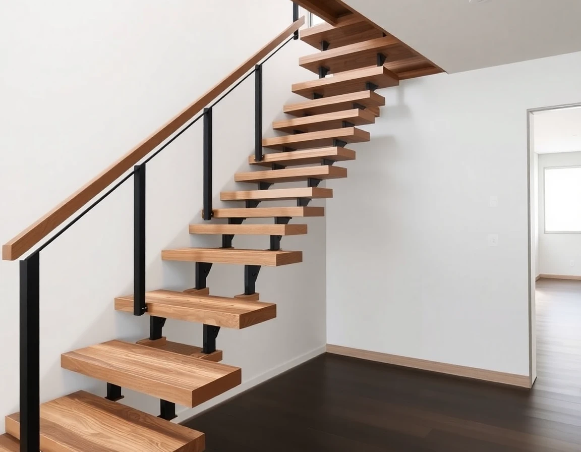 Floating Stairs Wood – Variant