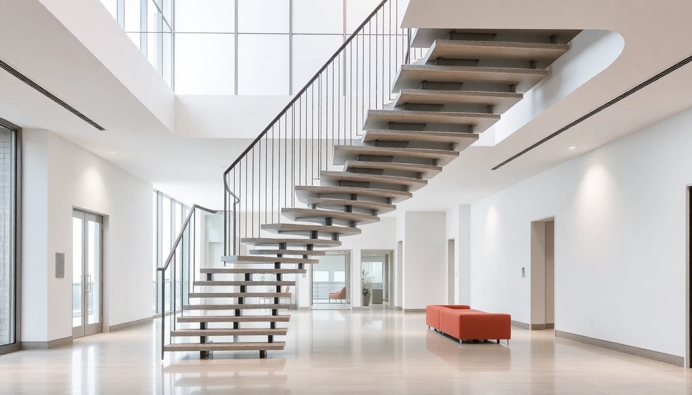 Free Floating Stairs – Commercial