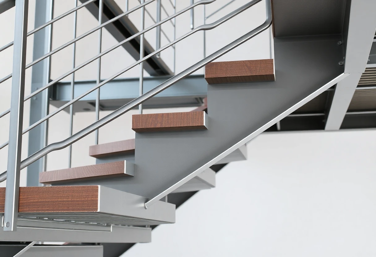 Metal Floating Stairs – Detail