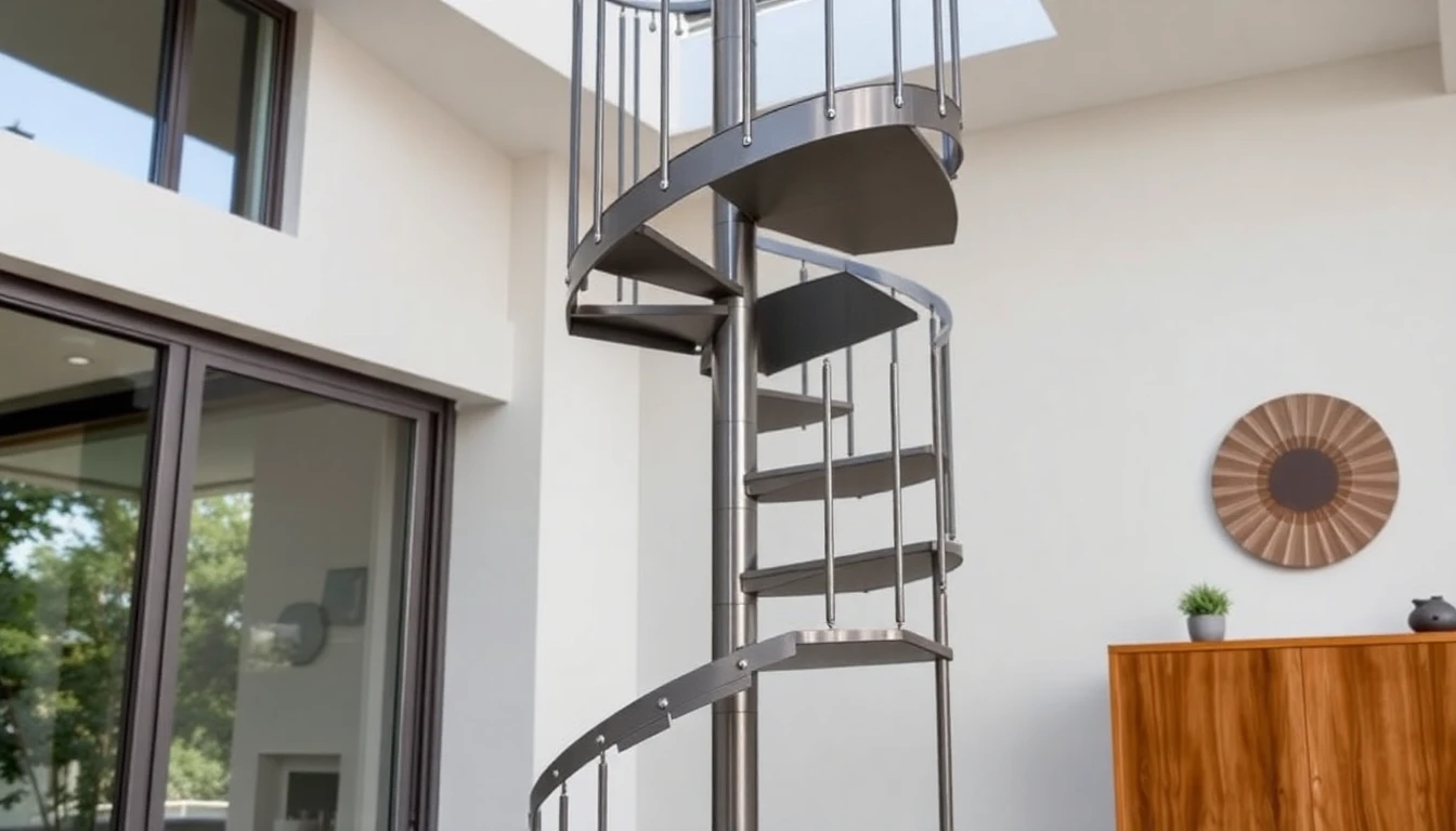 Metal Spiral Staircase Outdoor – Residential