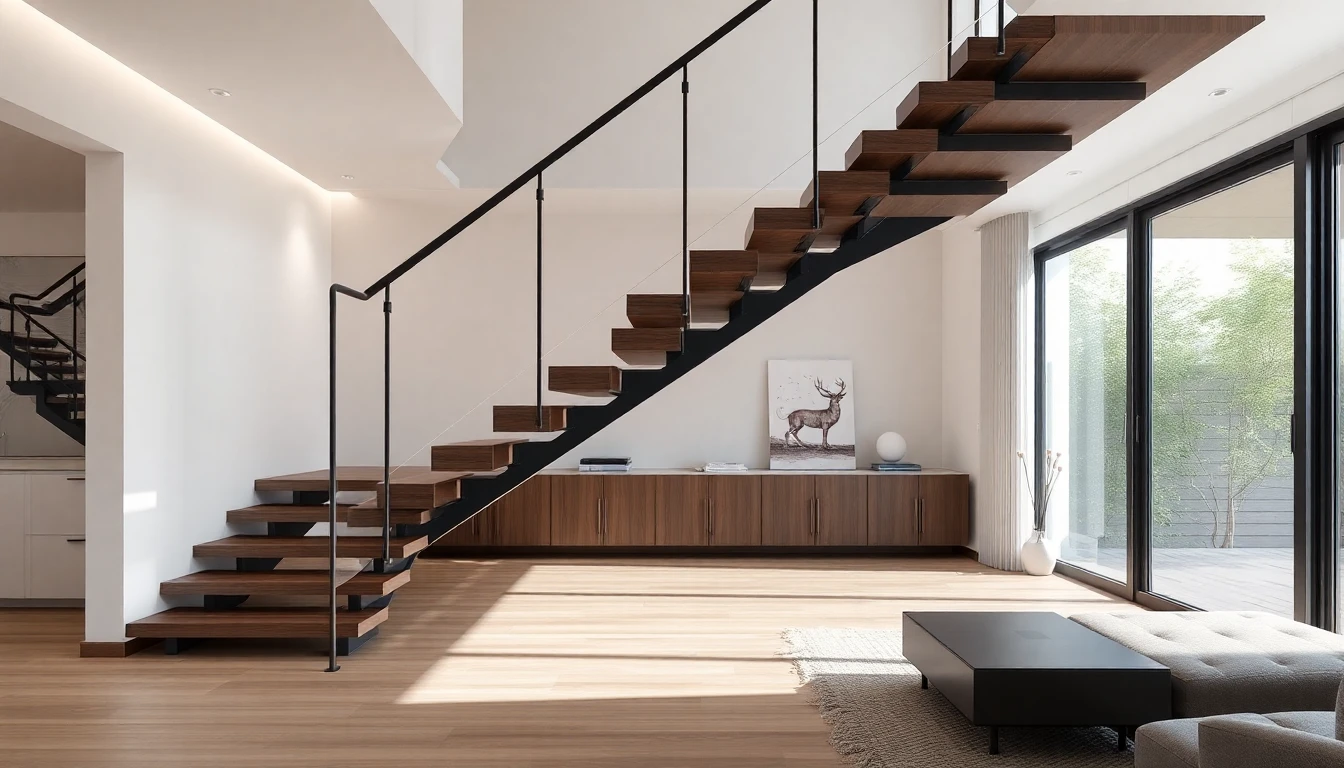 Modern Floating Stairs – Residential