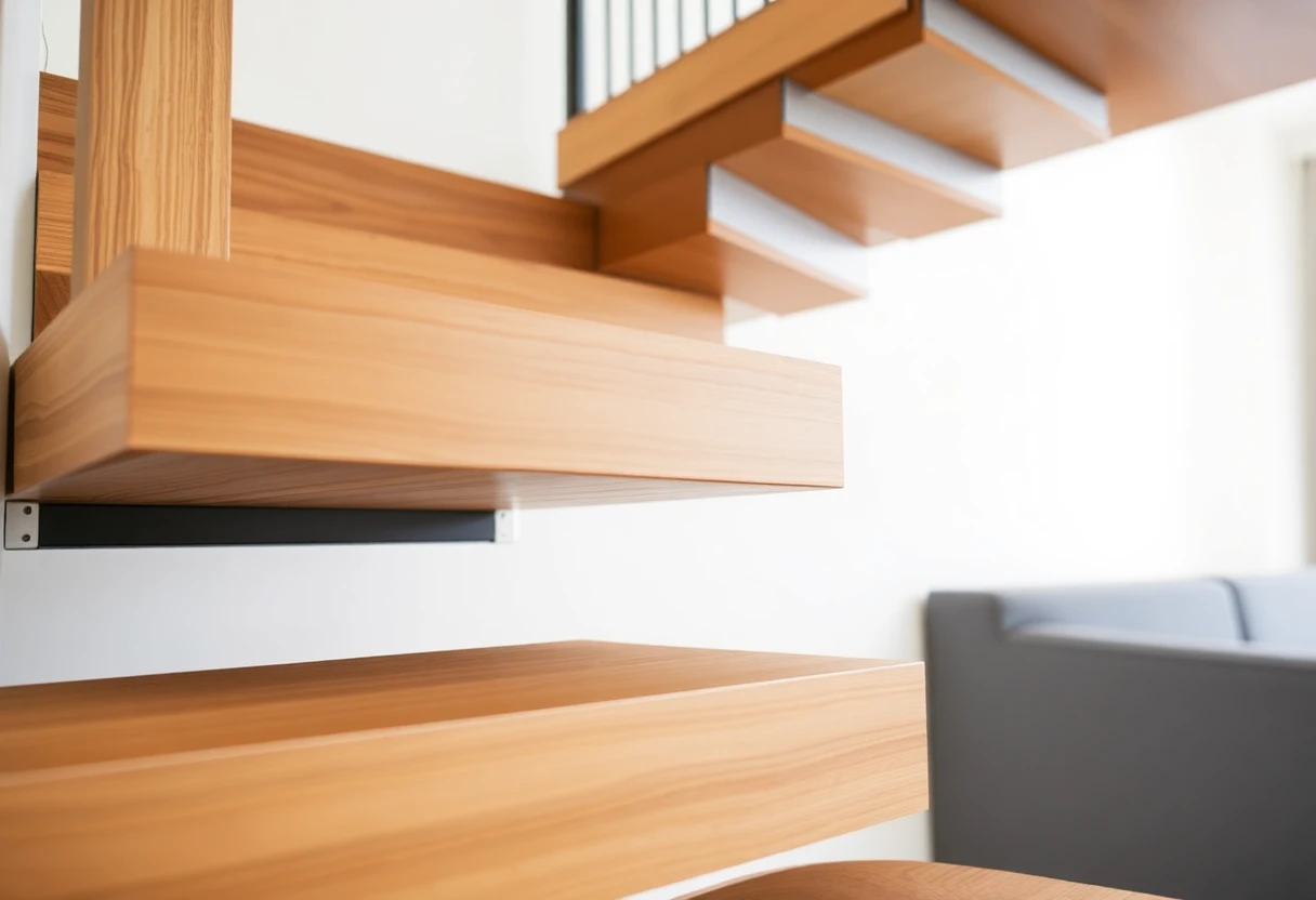 Mono Stringer Floating Stairs – Detail