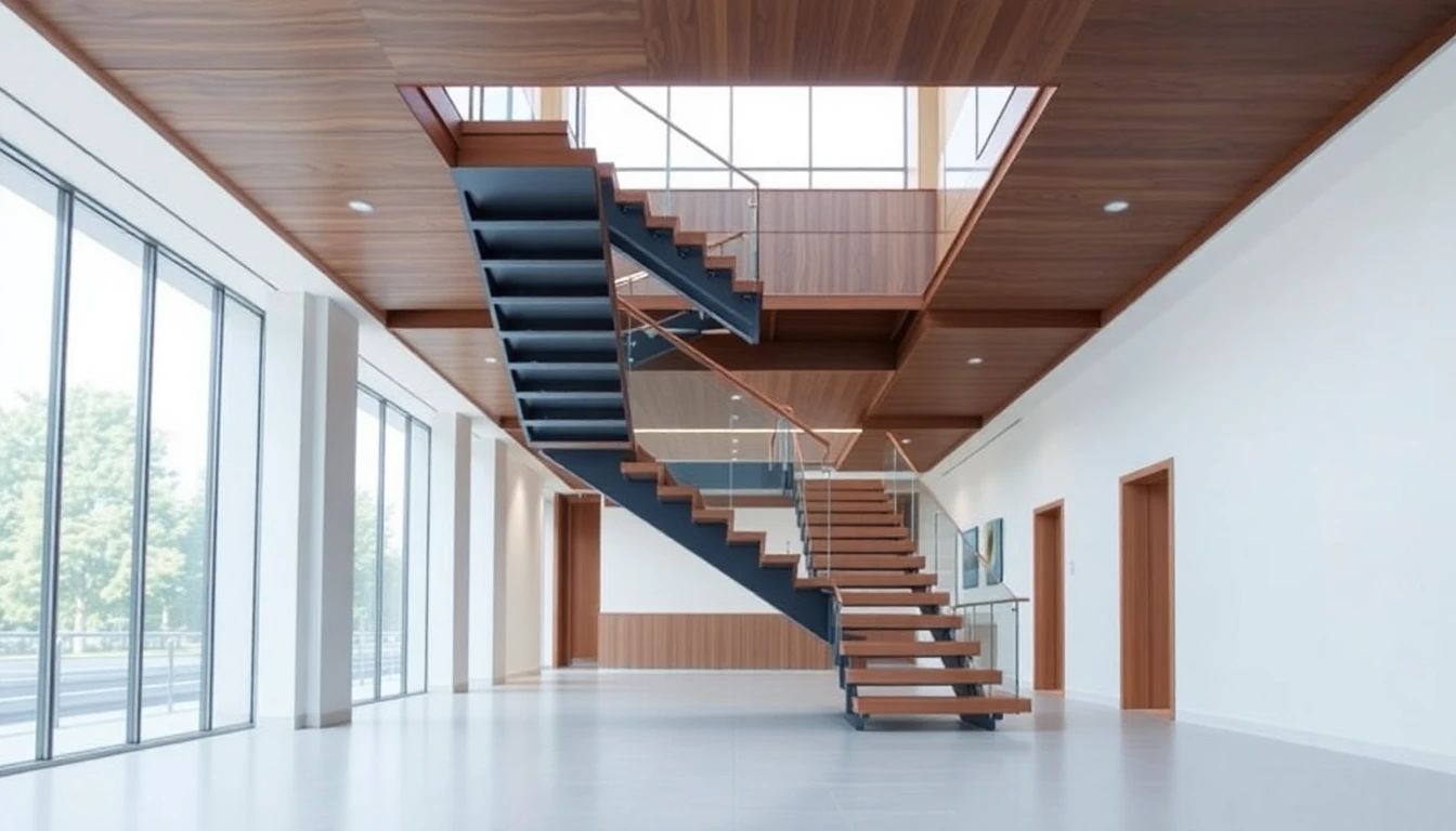Mono Stringer Floating Stairs – Commercial