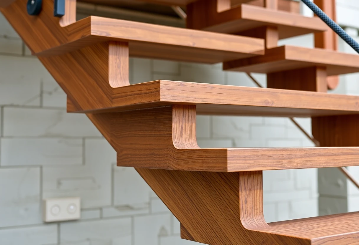 Outdoor Floating Stairs – Detail