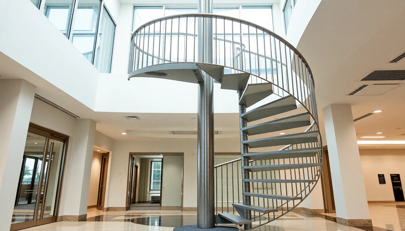 Outdoor Metal Spiral Staircase KIT – Commercial