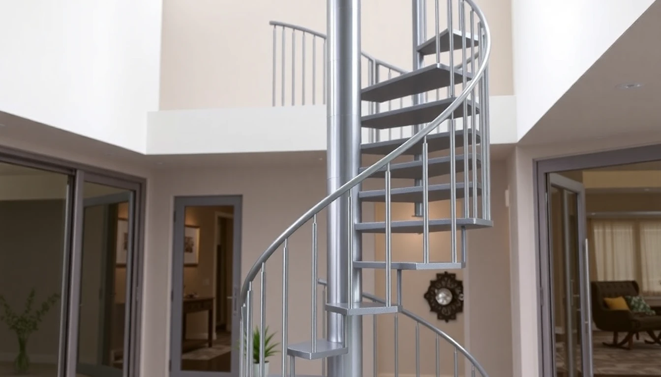 Outdoor Metal Spiral Staircase KIT – Residential