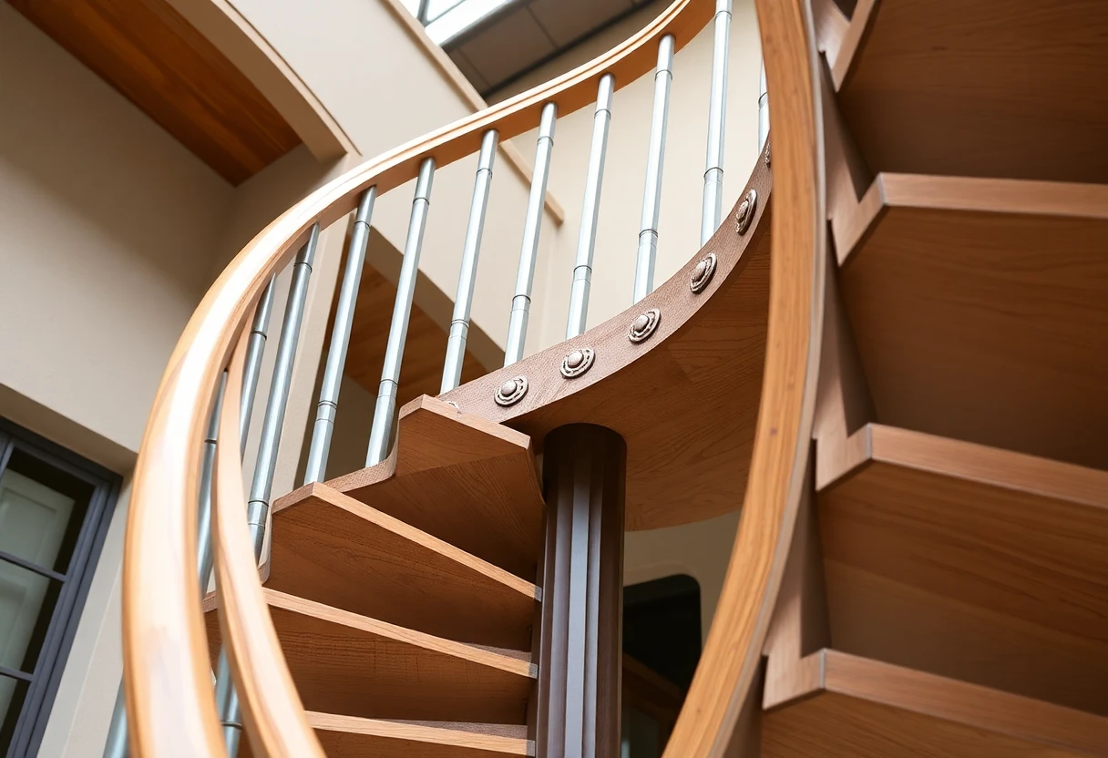 Outdoor Spiral Staircase – Detail