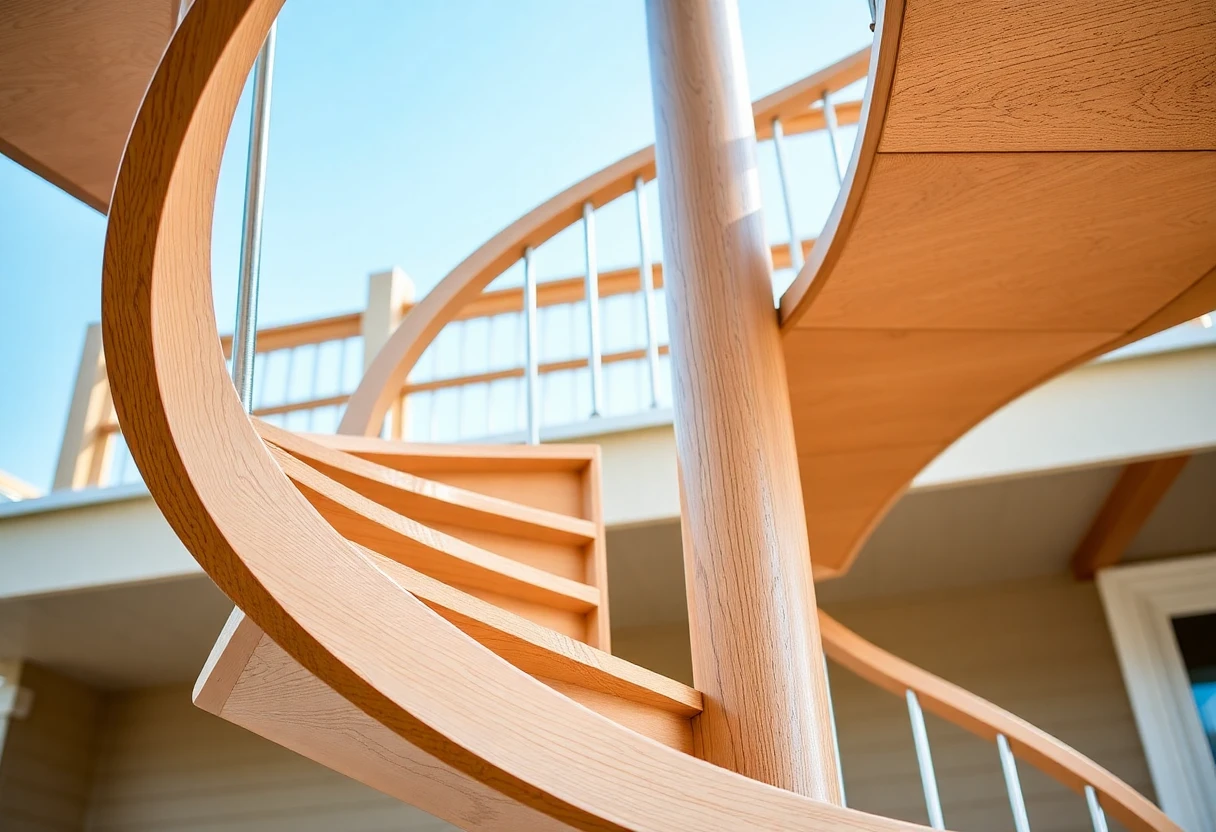 Outdoor Spiral Staircase FOR Deck – Detail