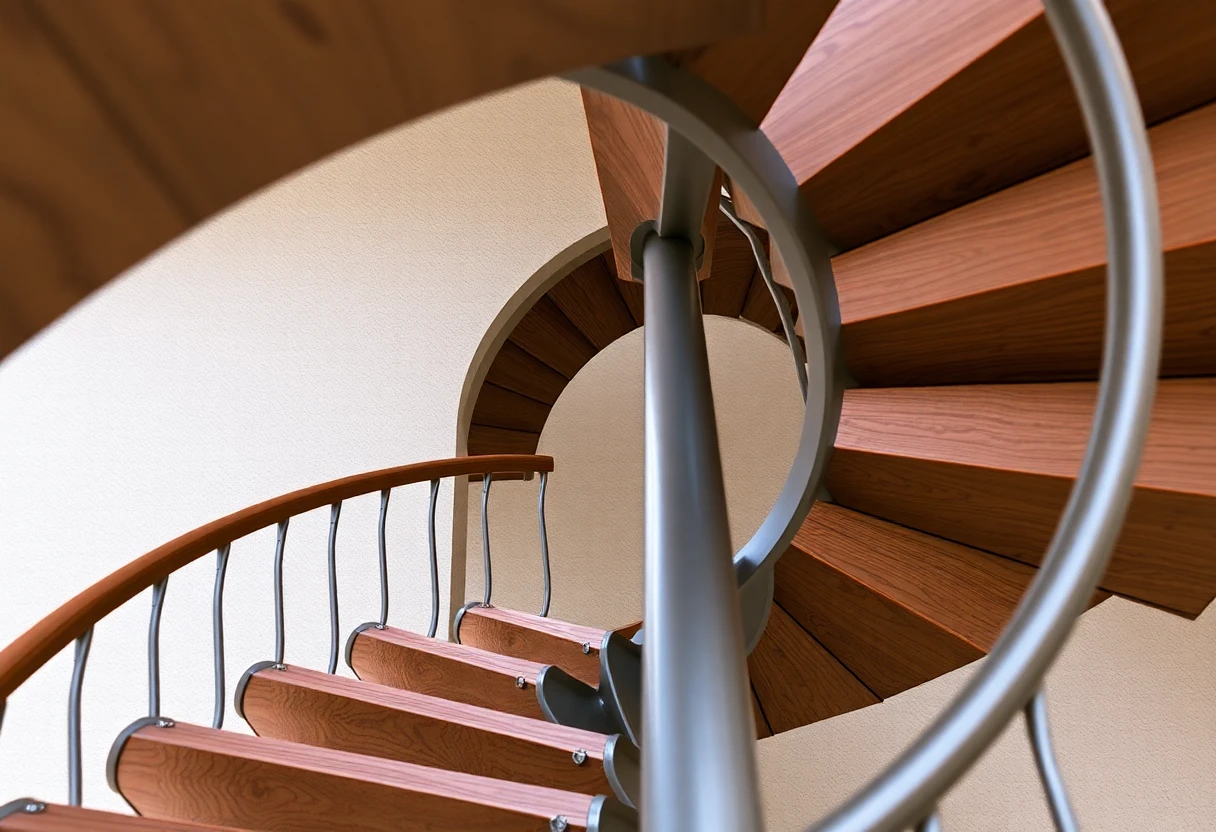 Outdoor Spiral Staircase FOR Sale – Detail
