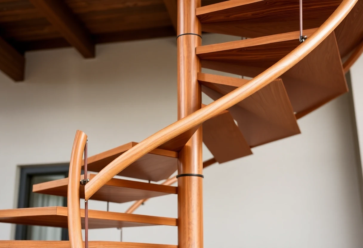 Outdoor Spiral Staircase KIT – Detail