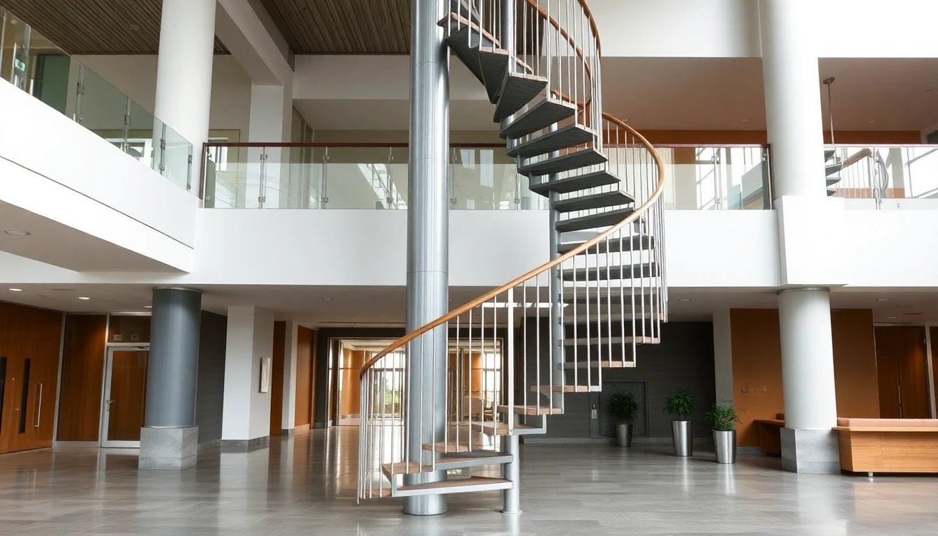 Outdoor Spiral Staircase KIT – Commercial