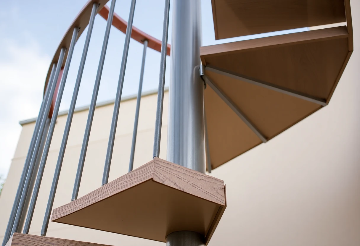 Outdoor Spiral Staircase Kits – Detail