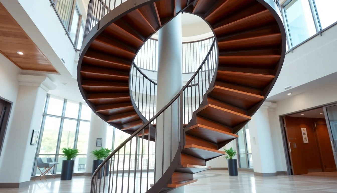 Outdoor Spiral Staircase Kits – Commercial