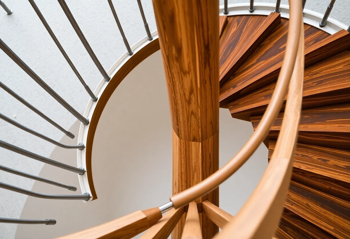 Outdoor Spiral Staircase Price – Detail